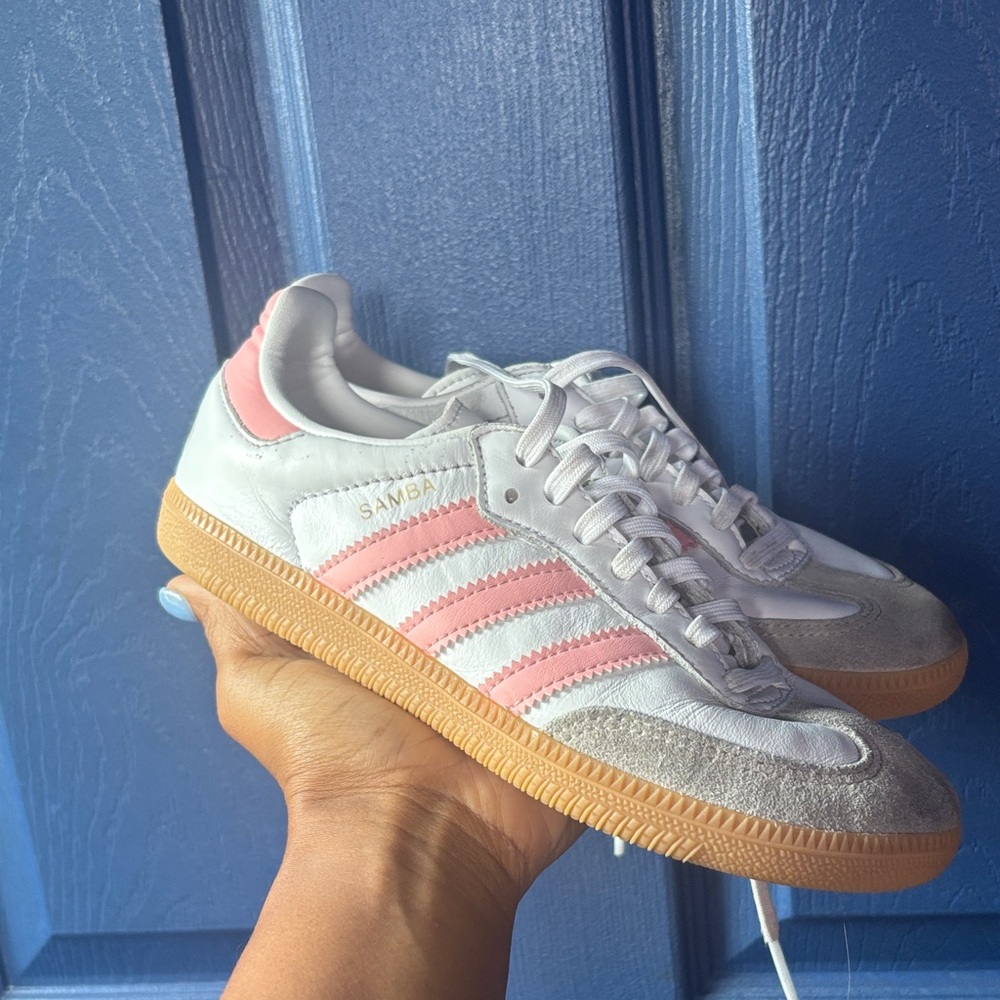 Adidas Women's Samba Pink White Sneakers